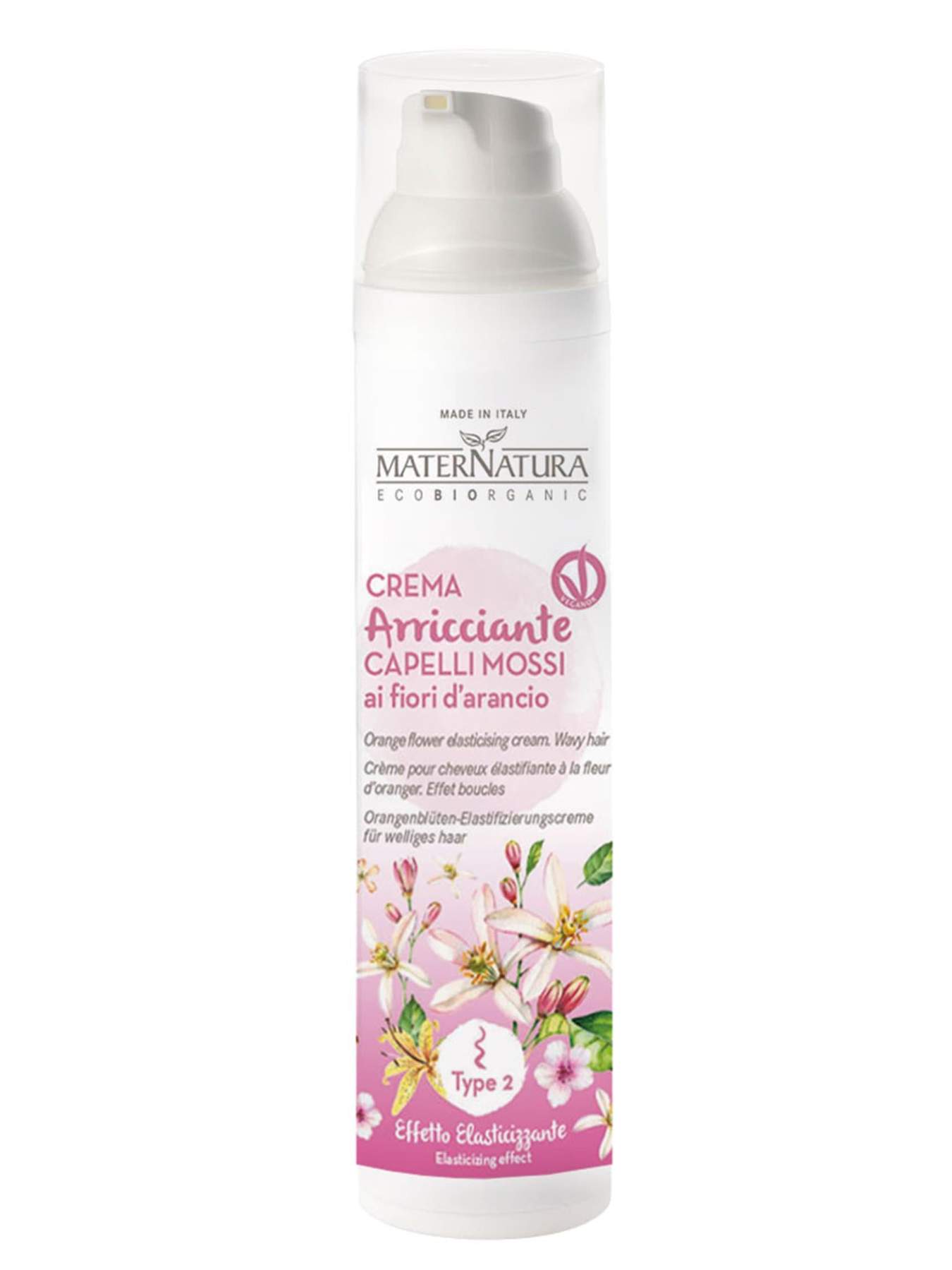Crema Arricciante Capelli Mossi ai Fiori d’Arancio - MaterNatura