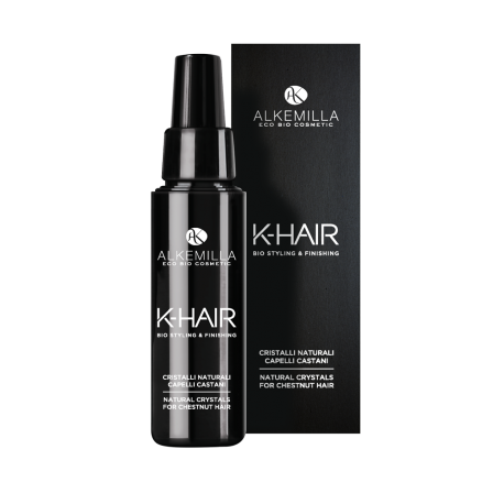 CRISTALLI NATURALI CAPELLI CASTANI- K-HAIR - ALKEMILLA