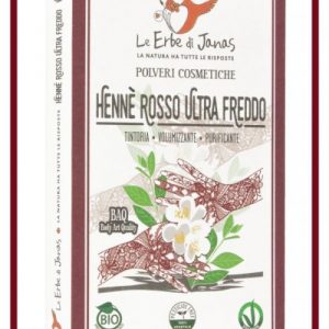 HENNÈ ROSSO ULTRA FREDDO BIO - Le Erbe di Janas
