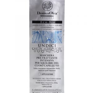 MASCHERA PRE-TRATTANTE INTENSIVA PER SQUILIBRI DEL CUOIO CAPELLUTO - UNDICI - Domus Olea Toscana